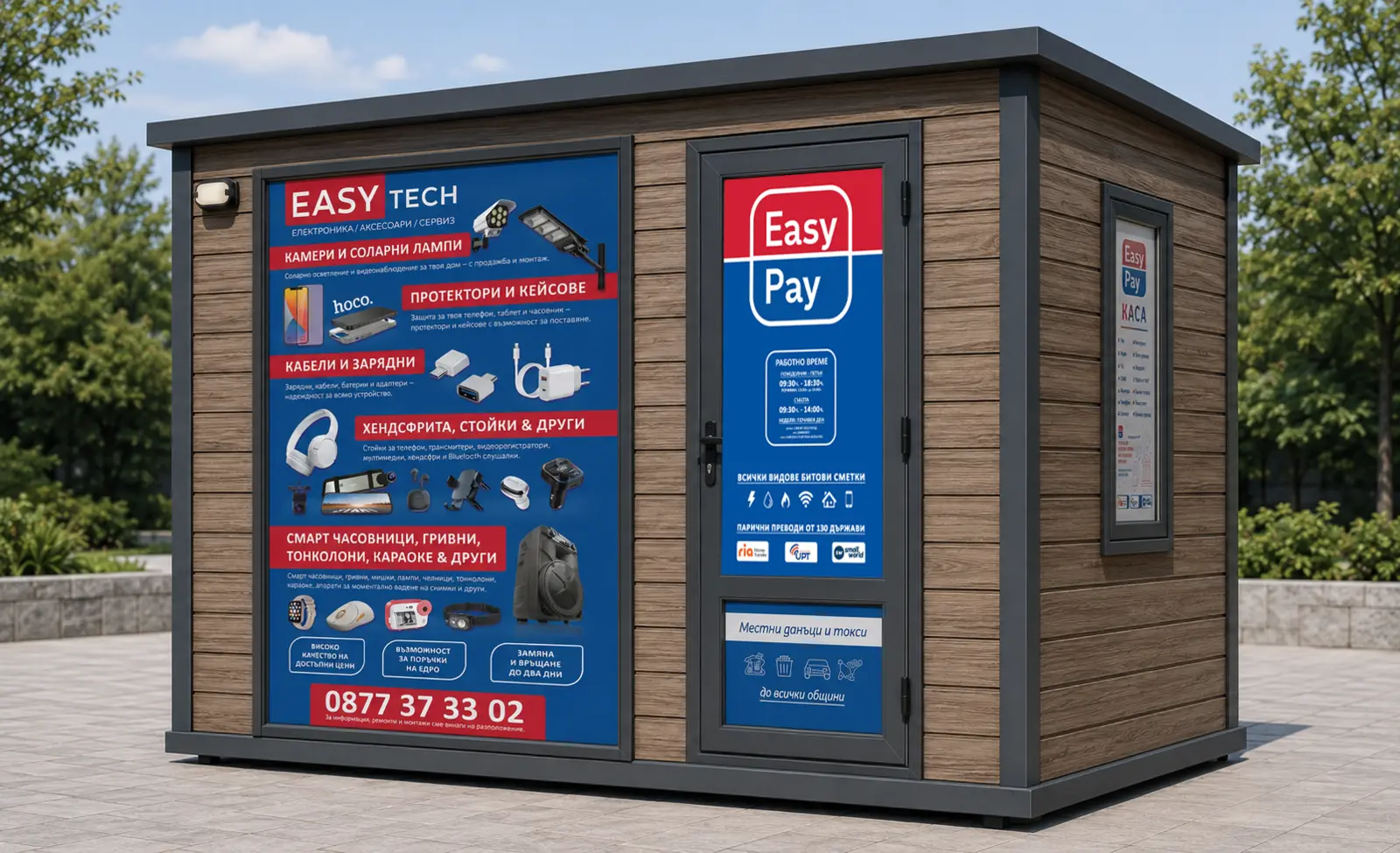 EASY TECH — Брандиране на обект